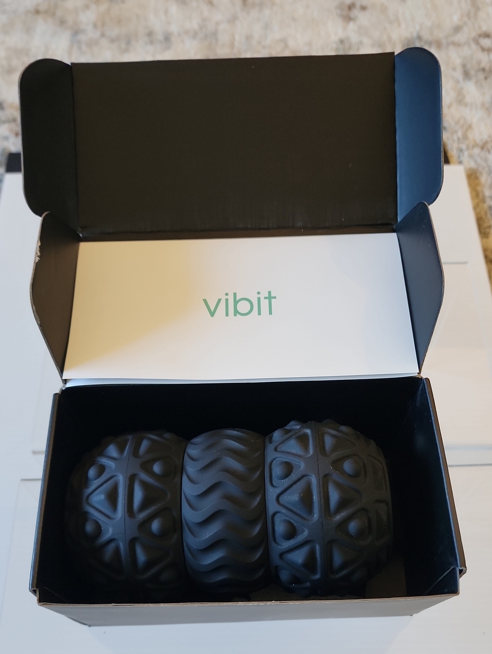 Vibit Deep Tissue  Massage Roller. 3 Vibration Levels.